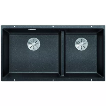   BLANCO 525993 Mosogató Subline 480/320-U fekete InFino  Silgranite PuraDur kézik