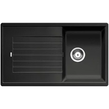  BLANCO 526011 mosogató ZIA 45 SL fekete SILGRANIT® PuraDur® excenter nélkül