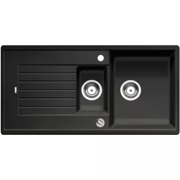   BLANCO 526020 mosogató ZIA 6 S fekete SILGRANIT® PuraDur® excenterrel