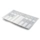 K-StrongMax 16 89/500 mm fehér + evőeszköztartó Classico 90 (822x474) mm fehér