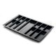 K-StrongMax 16 89/500 mm fekete+ evőeszköztartó Classico Kristall 90 (822x474)mm