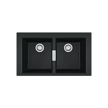 FRANKE Dřez S2D 620-86 860 x 510mm černý