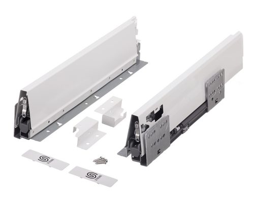 K-StrongBox H86/500mm szürke + Evőeszköztartó Classico ezüst-szürke 60 (504 x 47