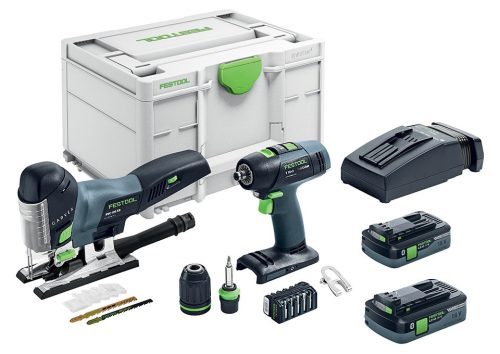 FESTOOL 576529 Akkumulátoros szerelőkészlet T 18+3/PSC 420 I-Set