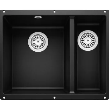   BLANCO 526096 Mosogató Rotan 340/160-U  excenter nélkül fekete színben