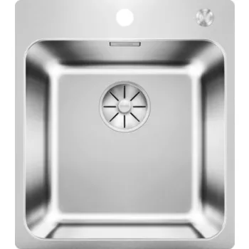   BLANCO 526119 Mosogató SOLIS 400 IF/A InFino PushControl rendszerrel, szálcsiszo