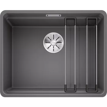   BLANCO 526344 Mosogató ETAGON 500-F szürke kőzet, excenter nélkül Silgranite InF