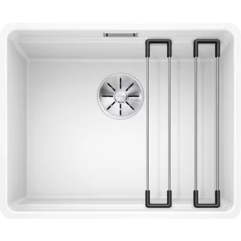  BLANCO 526346 Mosogató ETAGON 500-F fehér excenter nélkül Silgranite InFino
