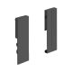 HETTICH 9293518 Atira csatlakozók a belső fiók elejéhez 144mm antracit színben