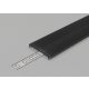 StrongLumio F takaróléc LED profilokhoz 14 rápattintható  fekete 1000mm 1000mm