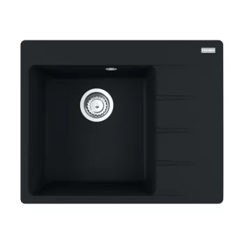   FRANKE Dřez CNG 611-62 TL/2 620 x 500 matná černá odkap vpravo