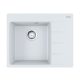 FRANKE Dřez CNG 611-62 TL/2 620 x 500 bílá led odkap vpravo