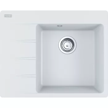   FRANKE Dřez CNG 611-62 TL/7 620 x 500 bílá led odkap vlevo