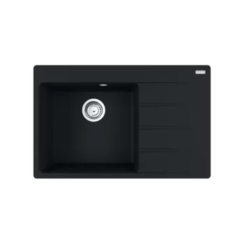   FRANKE Dřez CNG 611-78 TL/2 780 x 500 matná černá odkap vpravo