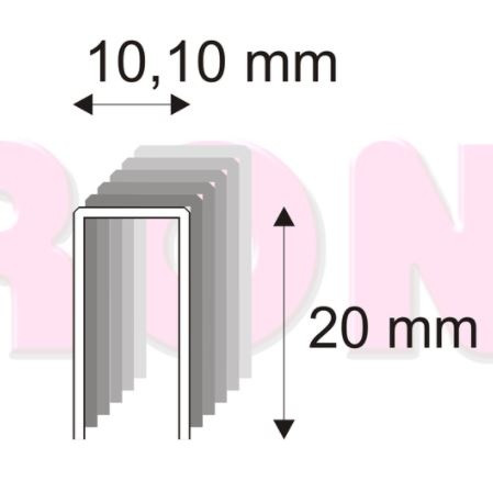 Kapocs 353/20mm ZN M-PR, 4400 db