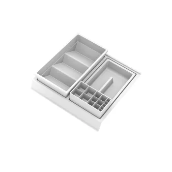   GOLLINUCCI Fürdőszobai rendszerező tartozékkal 350 mm mélységhez, fehér 308x322x