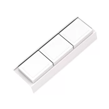   GOLLINUCCI Fürdőszobai rendszerező tartozékkal 400 mm mélységhez, fehér 122x372x