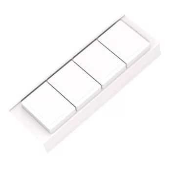   GOLLINUCCI Fürdőszobai rendszerező tartozékkal 450 mm mélységhez, fehér 146x422x
