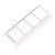 GOLLINUCCI Fürdőszobai rendszerező tartozékkal 450 mm mélységhez, fehér 146x422x