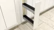 KES 002140 K-Line dupla kosár 150mm 90° 3D ezüst