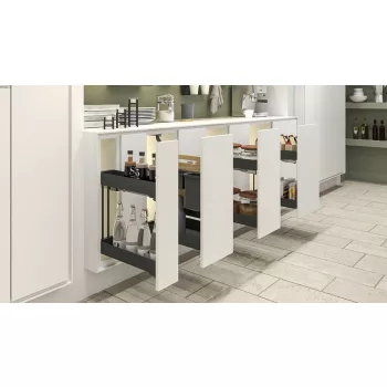 KES 002140 K-Line dupla kosár 150mm 90° 3D antracit