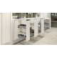 KES 002142 K-Line dupla kosár 300mm ezüst