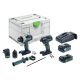 FESTOOL 576995 Fúró és csavarbehajtó készlet TID 18 5,2/4,0-Set TPC 18/4