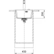 FRANKE Dřez MRG 610-39 FTL 440 x 500mm matná černá