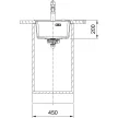 FRANKE Dřez MRG 610-37 RTL 410 x 510mm bílá led