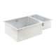 GROHE 31575SD1 Mosogató K700U 80-S 760 x 450mm Mosogató baloldal  Rozsdamentes a