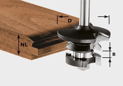 FESTOOL 491130 Kontraprofilmaró, csapos HW S8 D43/21 A/KL