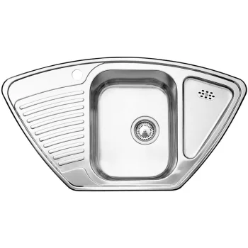   BLANCO 526338 Mosogató TIPO 9E rozsdamentes acél természetes fényű, excenterrel