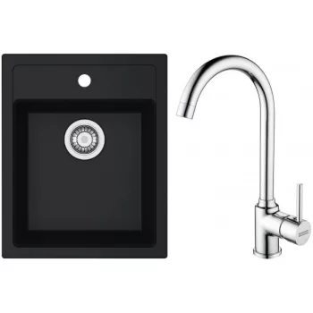 FRANKE Set T100Č SID 610-40 černá + FP 9000.031