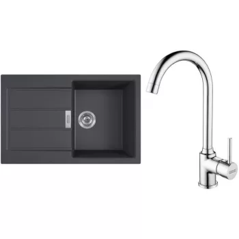 FRANKE Set T104Č S2D 611-78 černá + FP 9000.031