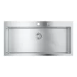 GROHE 31586SD1 Mosogató K800 120-S 1024 x 510mm Rozsdamentes acél , csiszolt