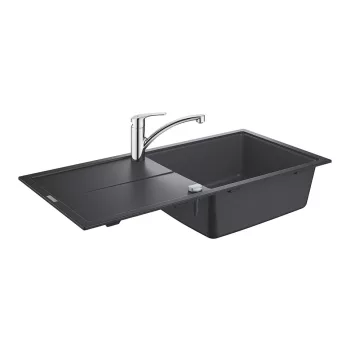 GROHE 31884AP0 Set K400 gránit fekete + Via króm