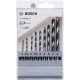 BOSCH 2607002826 9dílná sada spirálových vrtáků HSS PointTeQ Hex 2–8 mm