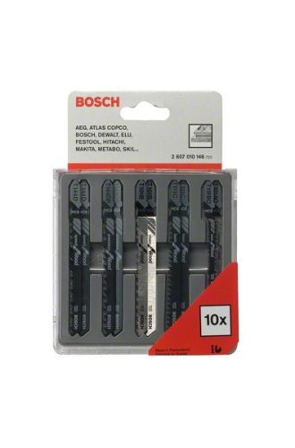 BOSCH 2607010146 10dílná sada pilových plátků dřevo