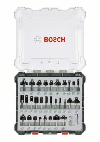 BOSCH 2607017475 30dílná sada fréz se stopkou pr. 8 mm