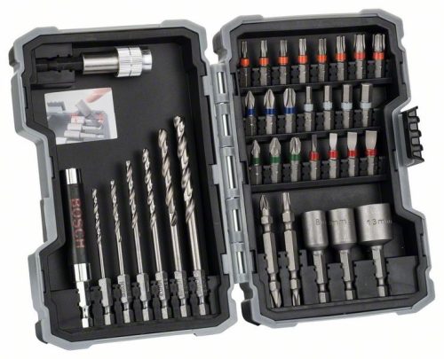 BOSCH 2607017565 Sada 35 kusů vrtáků do kovu a šroubovacích bitů Extra Hard
