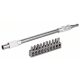 BOSCH 2608522376 11 darabos készlet, 200 mm-es fém flexibilis hosszabbító és 10