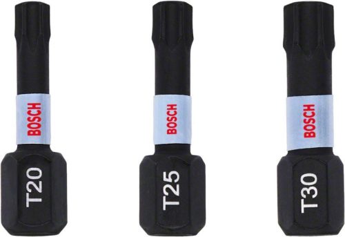 BOSCH 2608522479 Šroubovací bity Impact Control T, 3 ks