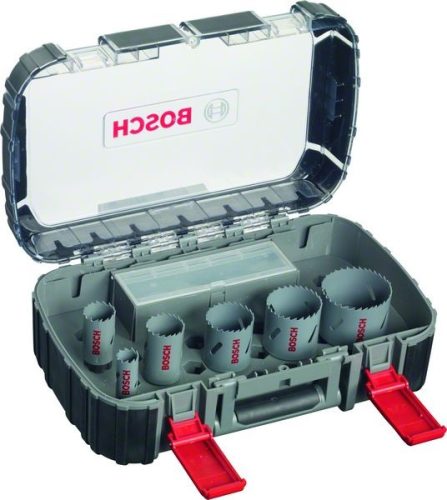 BOSCH 2608580886 11dílná sada bimetalových děrovek HSS pro elektrikáře 22–65 mm