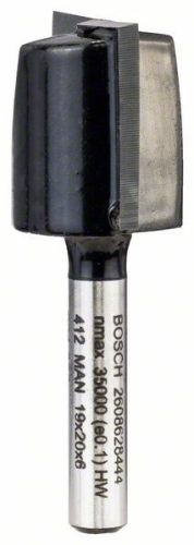 BOSCH 2608628444 Drážkovací fréza, 6 mm, D1 19 mm, L 19,6 mm, G 51 mm