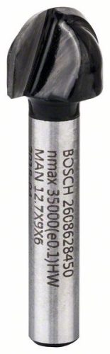 BOSCH 2608628450 Žlábkovací fréza, 6 mm, R1 6,3 mm, D 12,7 mm, L 9,2 mm, G 40 mm