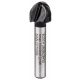 BOSCH 2608628450 Žlábkovací fréza, 6 mm, R1 6,3 mm, D 12,7 mm, L 9,2 mm, G 40 mm