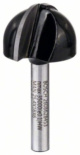 BOSCH 2608628453 Žlábkovací fréza/6 mm/R1 12,7 mm/D 25,4 mm/L 15,6 mm/G 49 mm