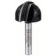 BOSCH 2608628453 Žlábkovací fréza/6 mm/R1 12,7 mm/D 25,4 mm/L 15,6 mm/G 49 mm