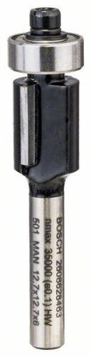 BOSCH 2608628463 Zarovnávací fréza, 6 mm, D1 12,7 mm, L 12,7 mm, G 56 mm