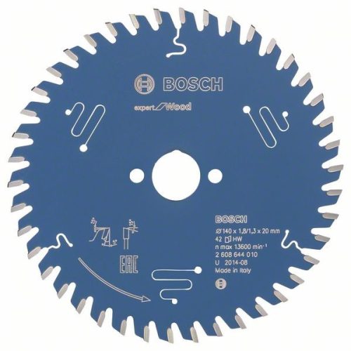 BOSCH 2608644010 Pilový kotouč Expert for Wood 140 x 20 x 1,8 mm, 42